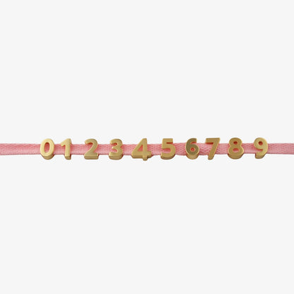 Gold Number Sneaker Charms